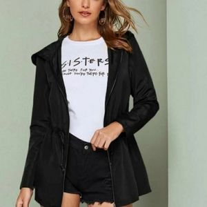 Zip up wind breaker jacket